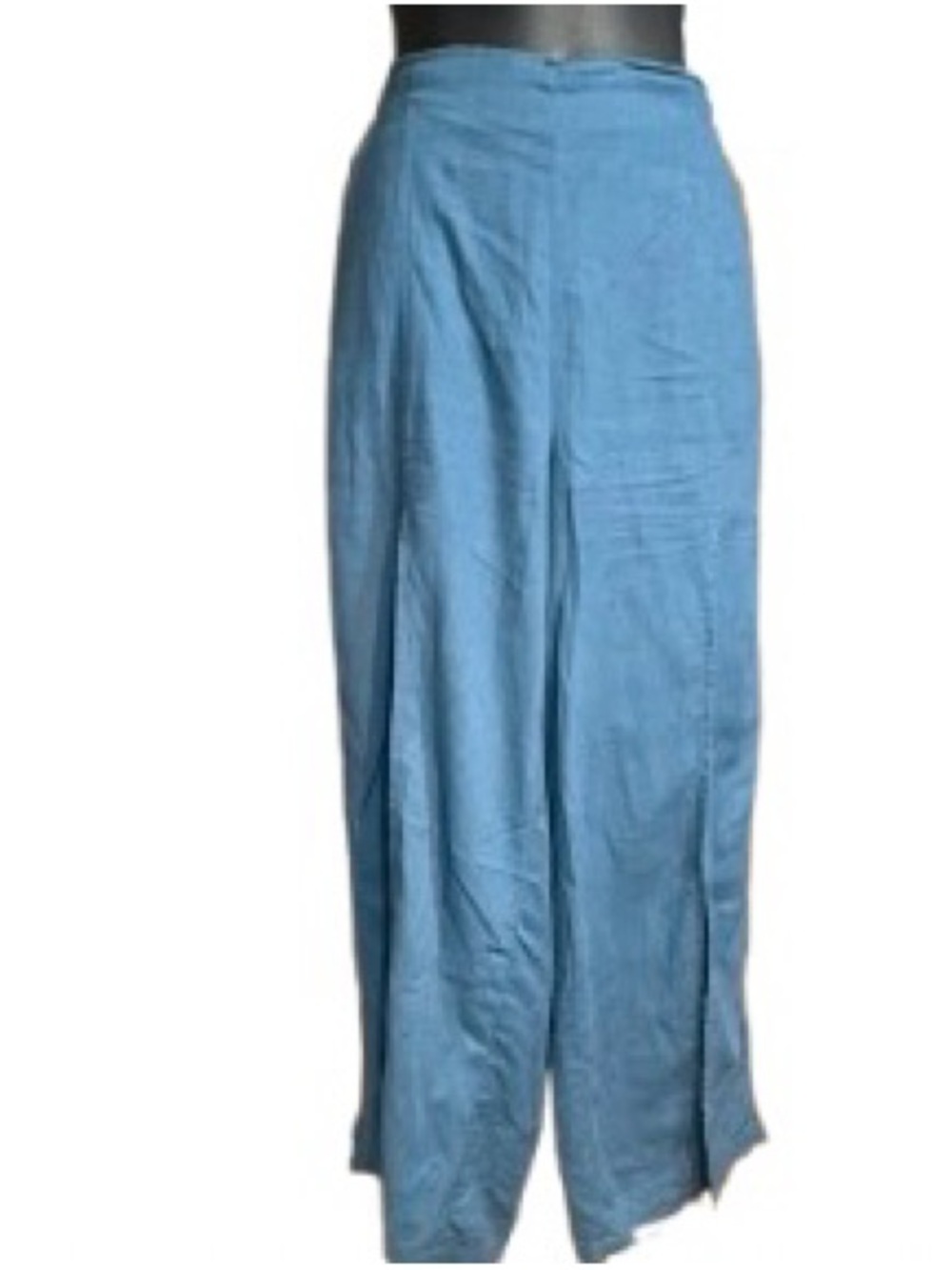 h/G Wide Leg Split Leg pants blue women’s large